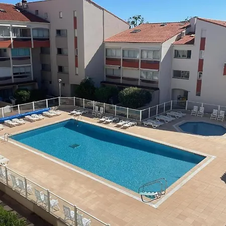 Studio Dans Avec Piscine, 100m De La Mer Apartmán Argelès-sur-Mer